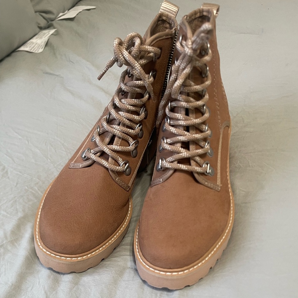Dolce Vita Tan Ankle Boots